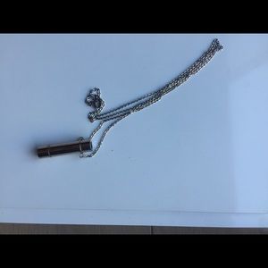 Silver kaleidoscope necklace